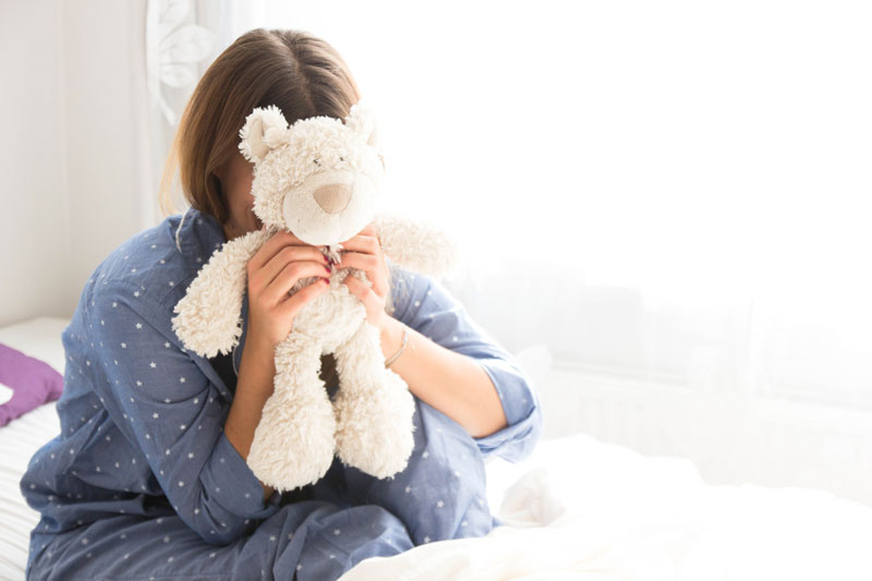 Wenn nichts mehr geht, dann steht uns unser Teddybär bei schlaflosen Nächten zur Seite.