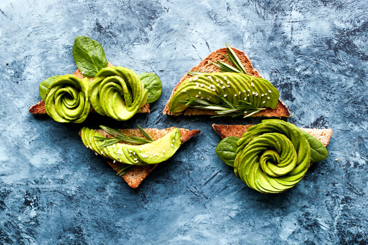 Avocado auf Toast